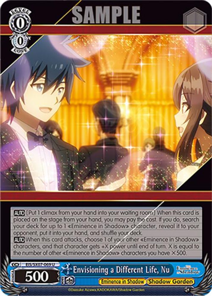 Envisioning a Different Life, Nu, Standard, front