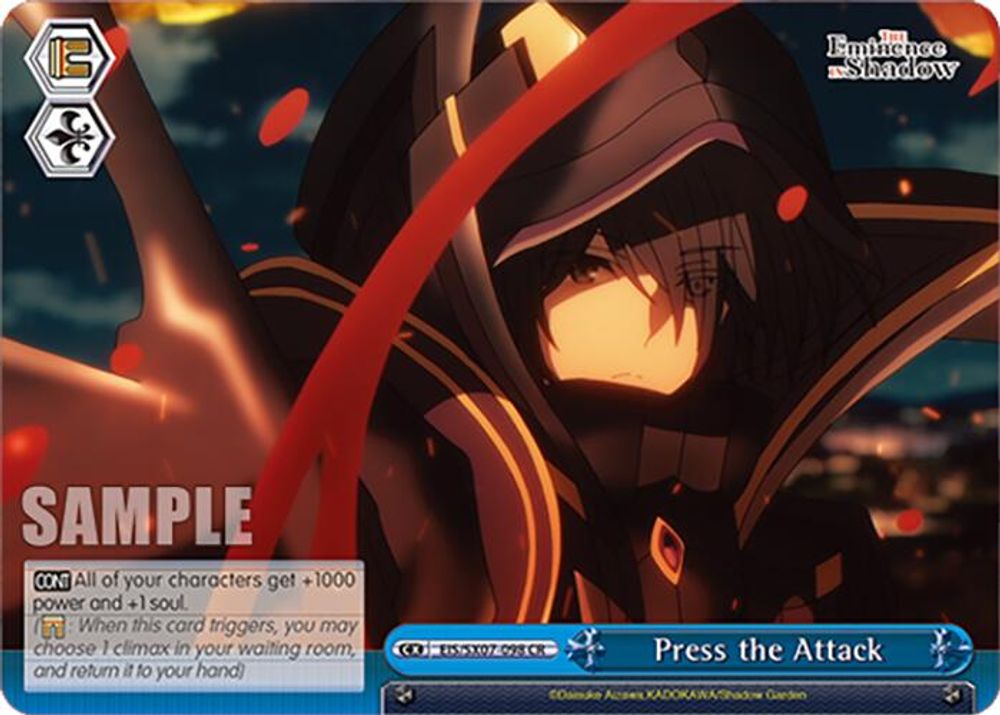 Press the Attack, Standard, front