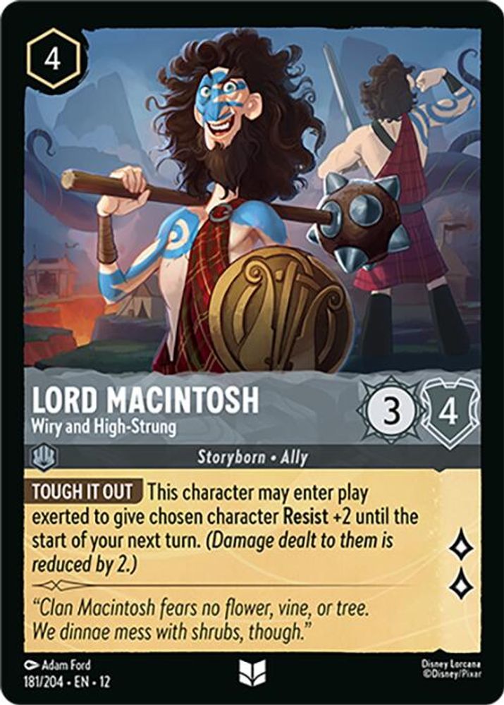 Lord Macintosh - Wiry and High-Strung