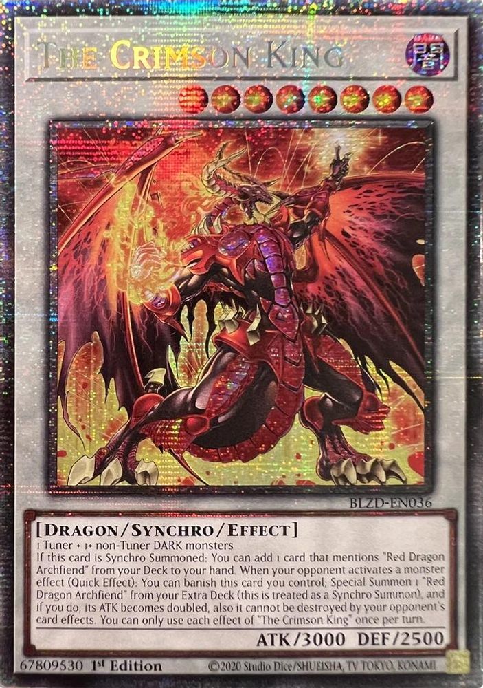 The Crimson King (Starlight Rare), 1st-edition, front