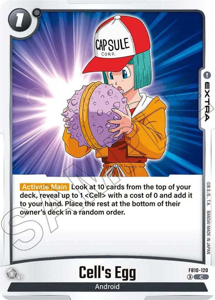 Cell's Egg, Standard, front