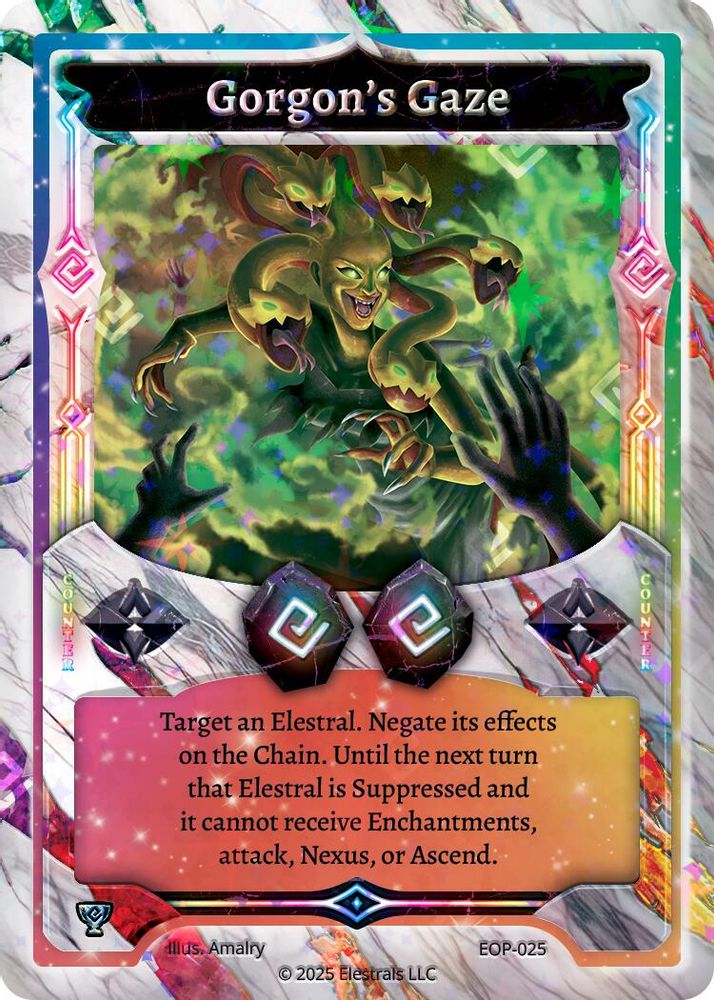 Gorgon's Gaze, Holo, front