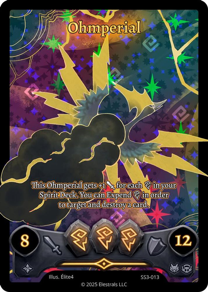 Ohmperial, Holo, front
