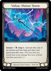 Volzar, Meteor Storm