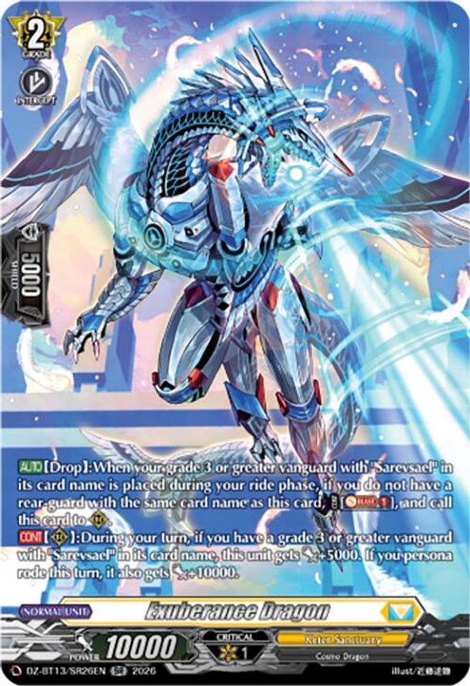 Exuberance Dragon (SR), Standard, front