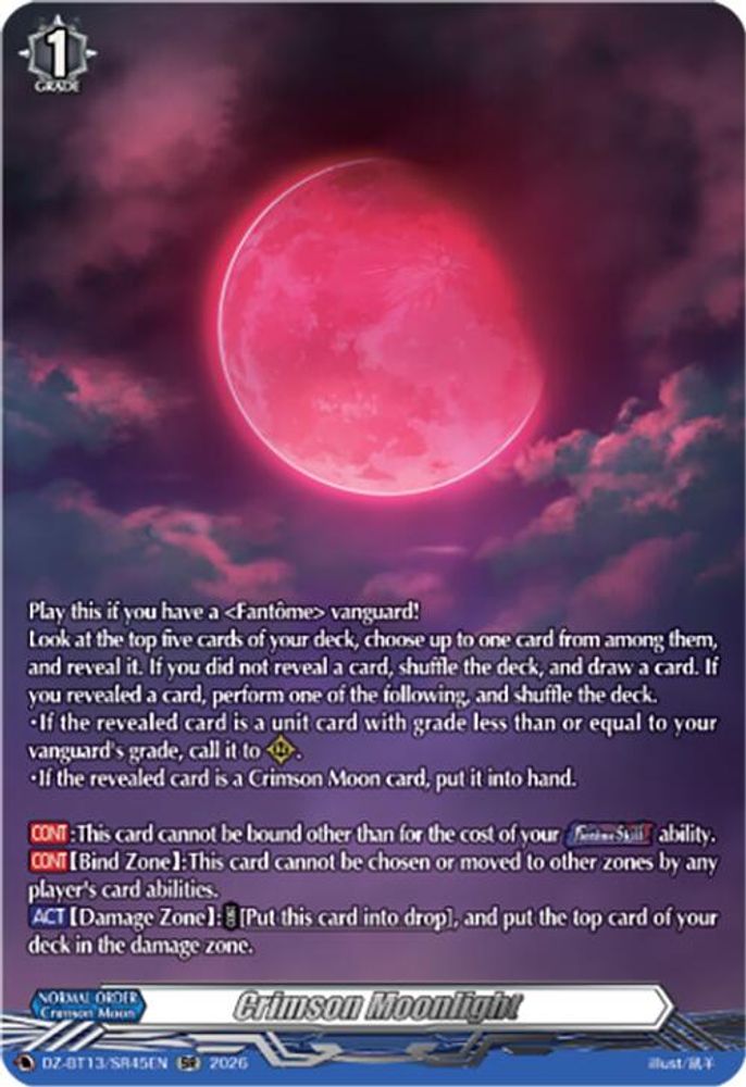 Crimson Moonlight (SR), Standard, front