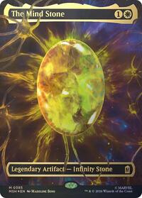 The Mind Stone (Borderless) (Cosmic Foil), Marvel Super Heroes