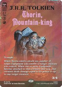 Thorin, Mountain-king (Borderless) (Surge Foil), The Hobbit