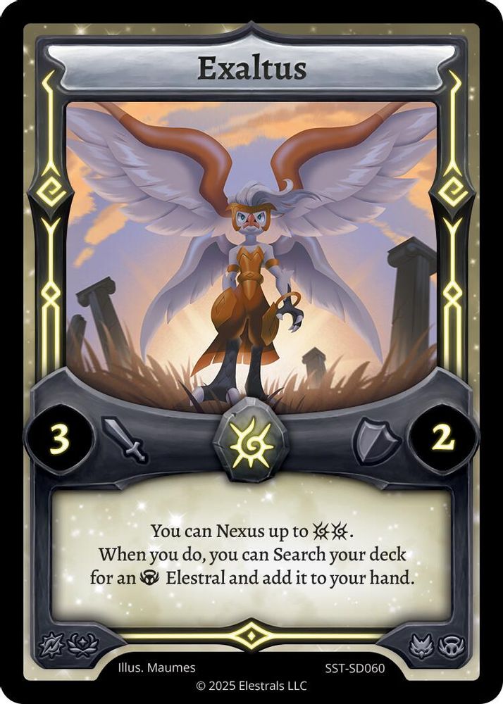 Exaltus, Standard, front