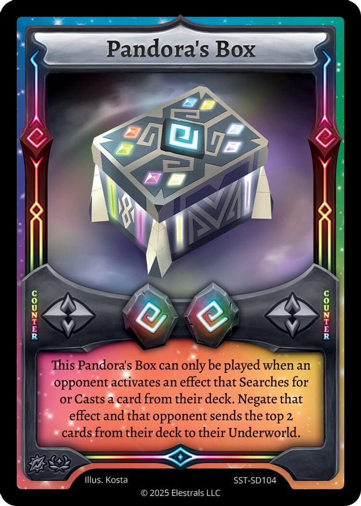 Pandora's Box, Standard, front