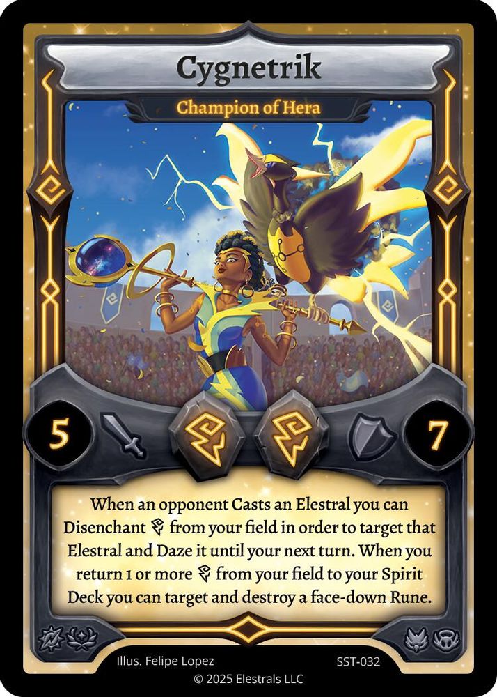 Cygnetrik - Champion of Hera, Standard, front