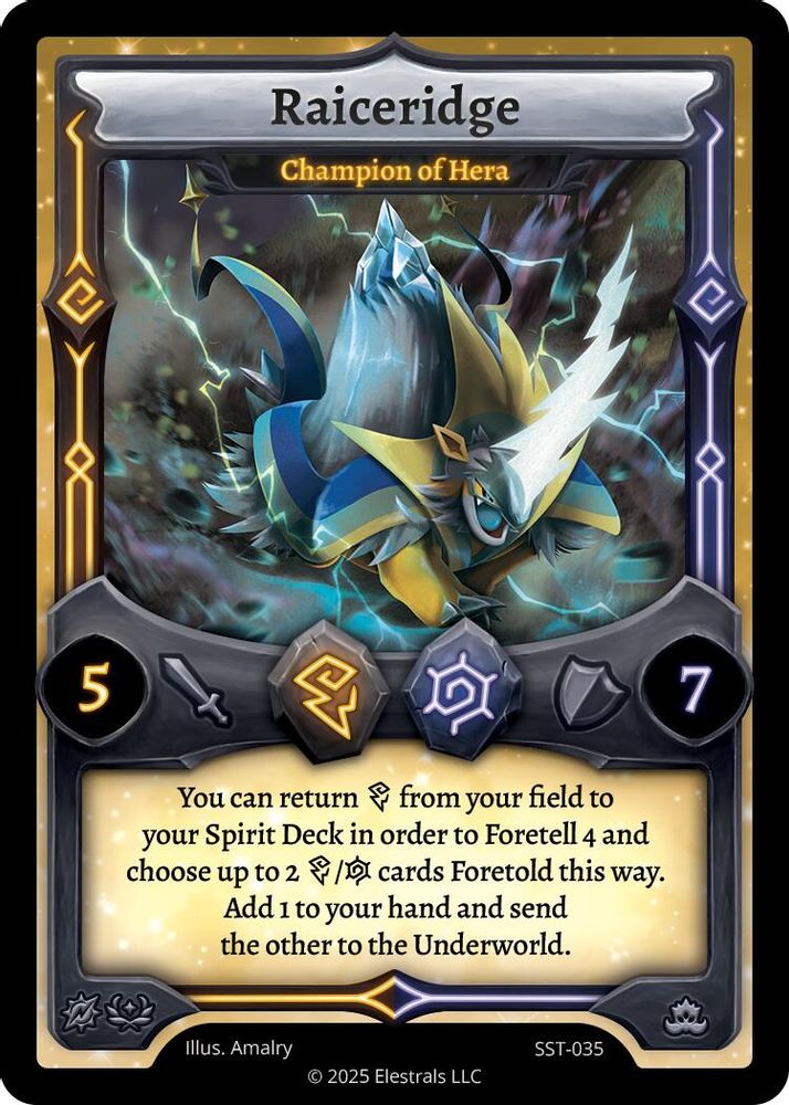 Raiceridge - Champion of Hera, Standard, front
