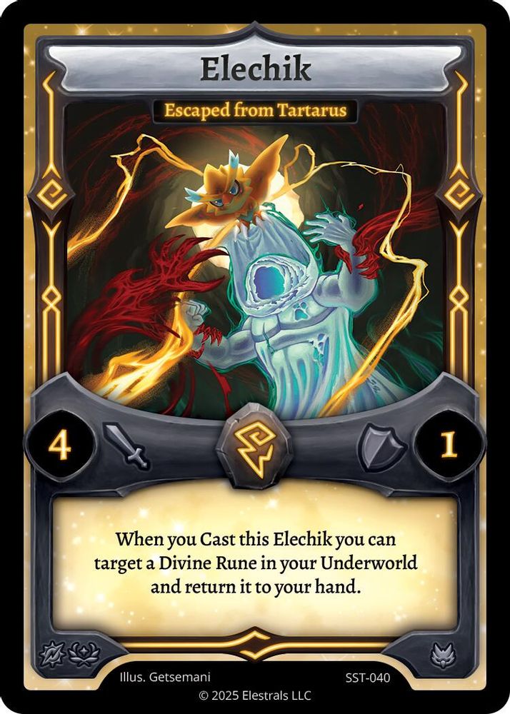Elechik - Escaped from Tartarus, Standard, front