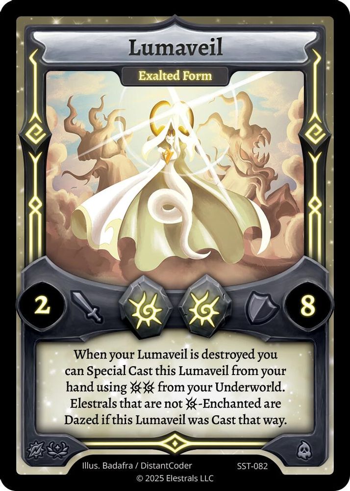 Lumaveil - Exalted Form, Standard, front