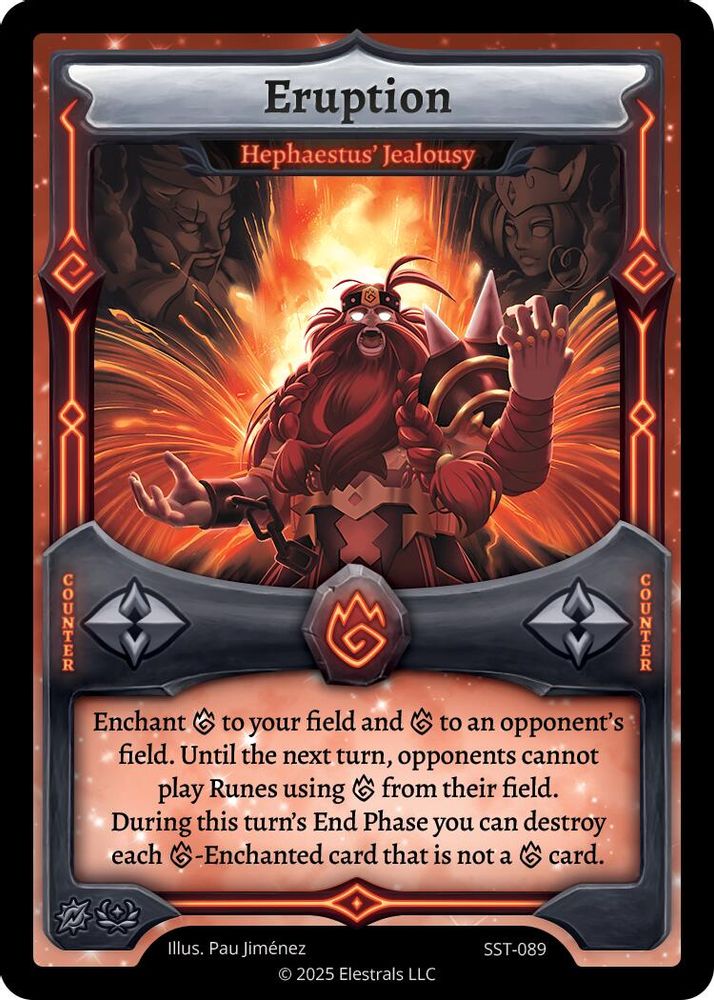 Eruption - Hephaestus' Jealousy, Standard, front