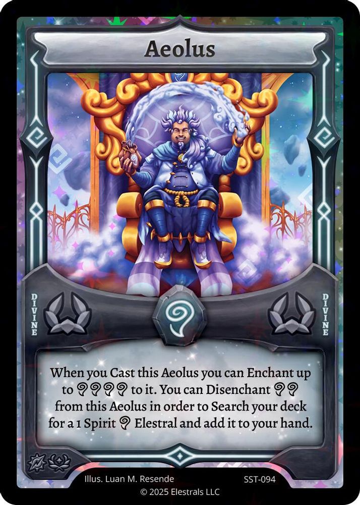 Aeolus, Holo, front