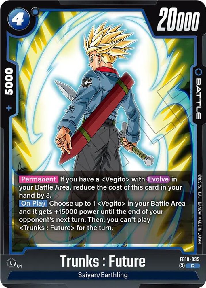 Trunks : Future - FB10-035, Foil, front