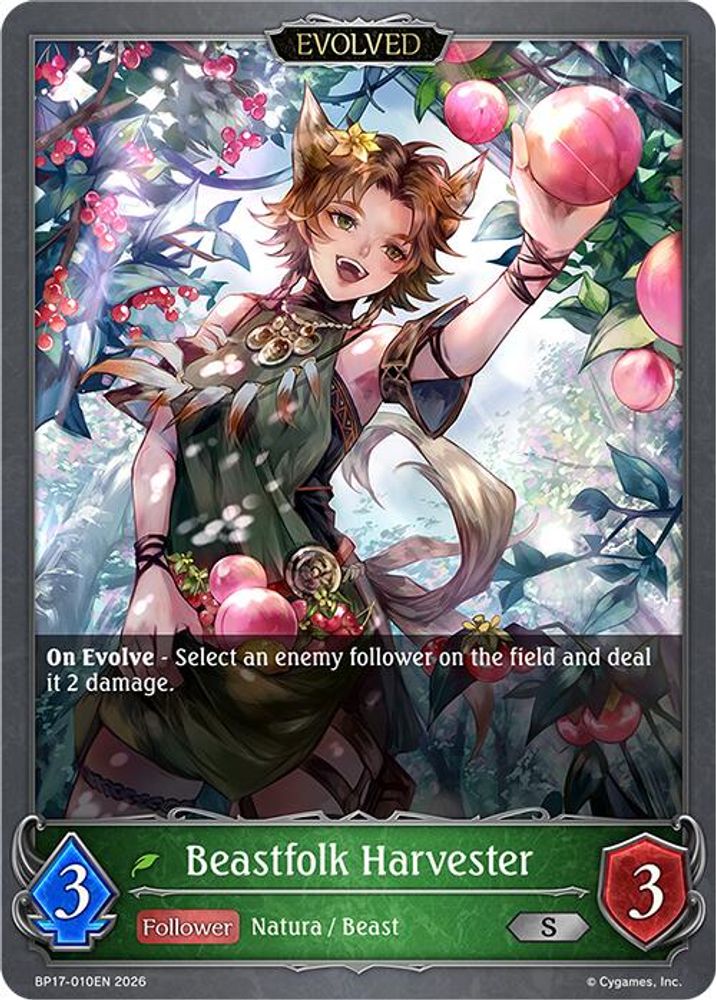 Beastfolk Harvester (Evolved), Standard, front