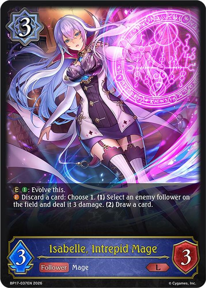 Isabelle, Intrepid Mage, Standard, front