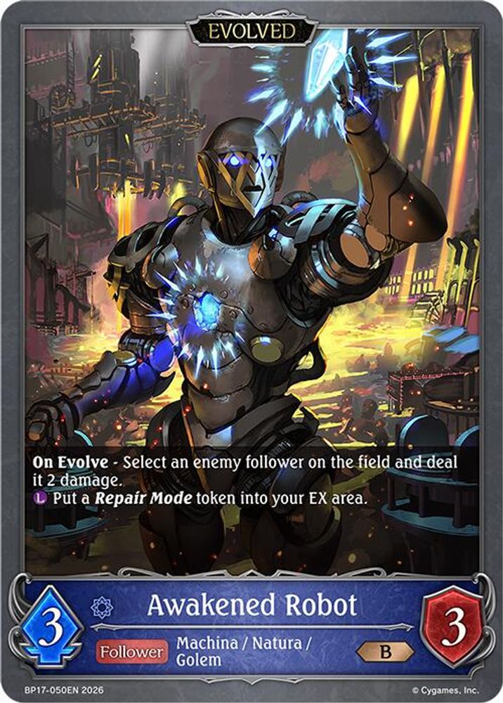Awakened Robot (Evolved), Standard, front