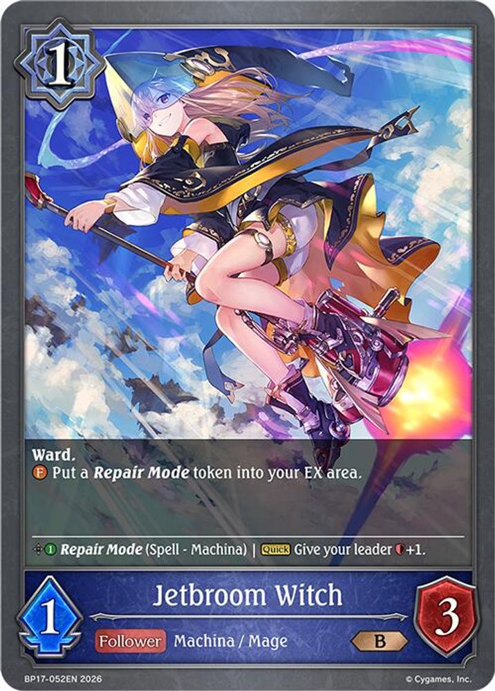 Jetbroom Witch, Standard, front