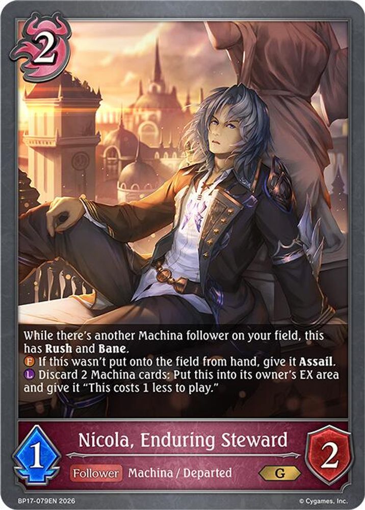 Nicola, Enduring Steward, Standard, front