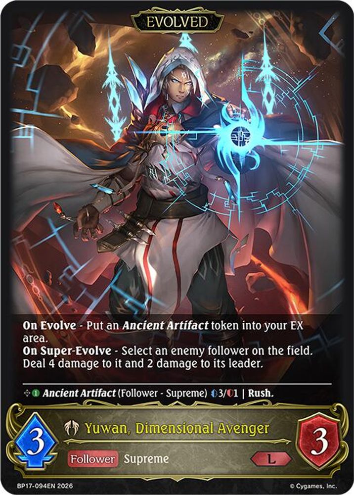 Yuwan, Dimensional Avenger (Evolved), Standard, front