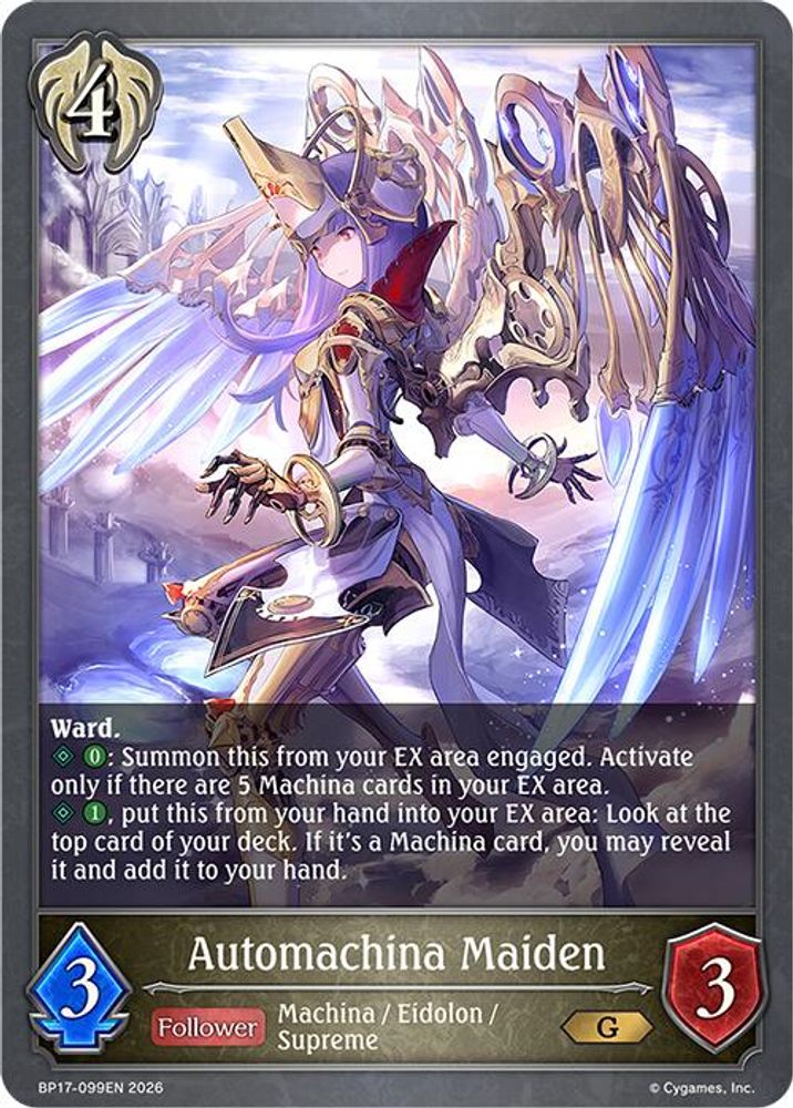 Automachina Maiden, Standard, front