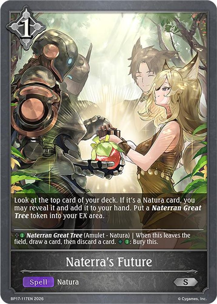 Naterra's Future, Standard, front