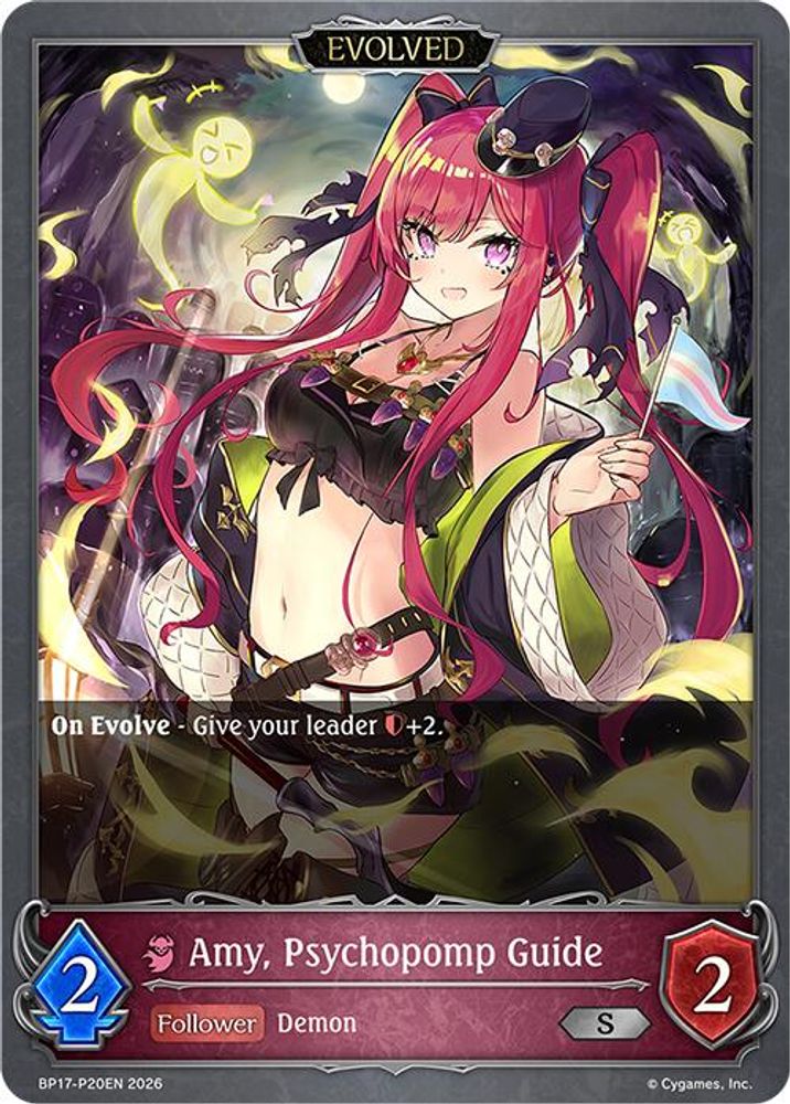 Amy, Psychopomp Guide (Evolved) - P20EN (Foil), Standard, front
