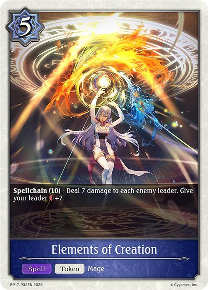 Elements of Creation - P32EN (Foil), Standard, front