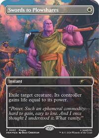 Swords to Plowshares (Borderless) (Magazine Insert), Media Promos