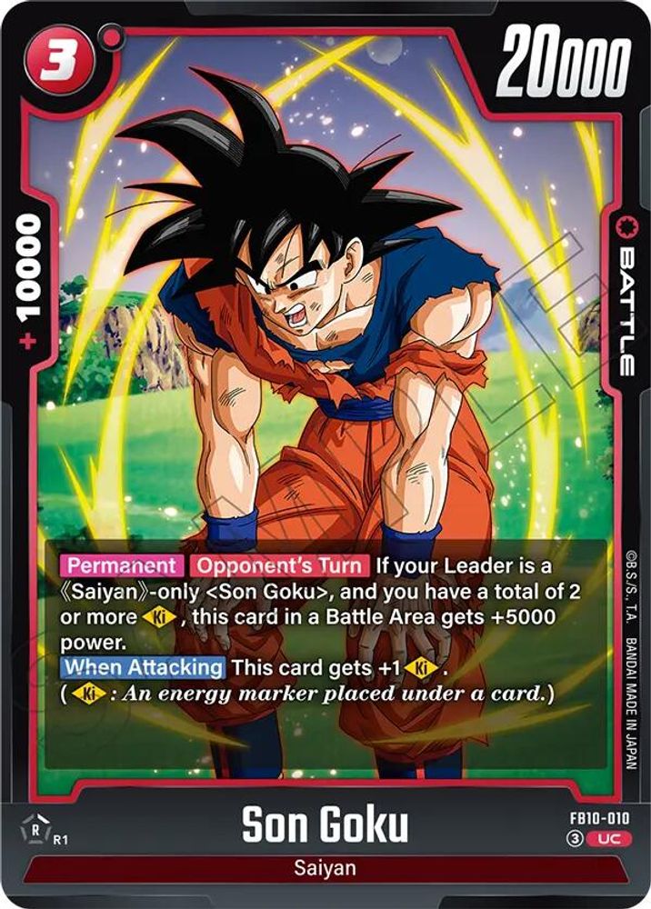 Son Goku - FB10-010, Standard, front
