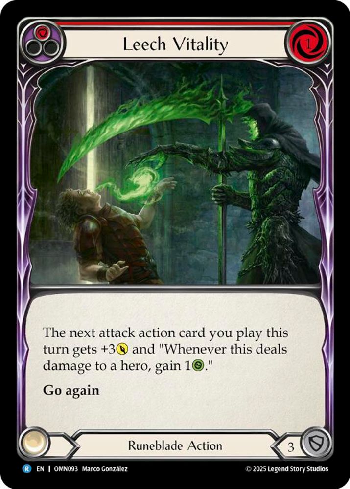 Leech Vitality (Red), Standard, front