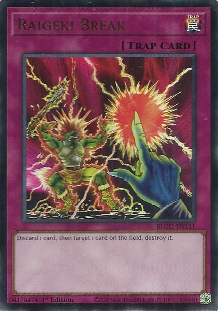 Raigeki Break, 1st-edition, front