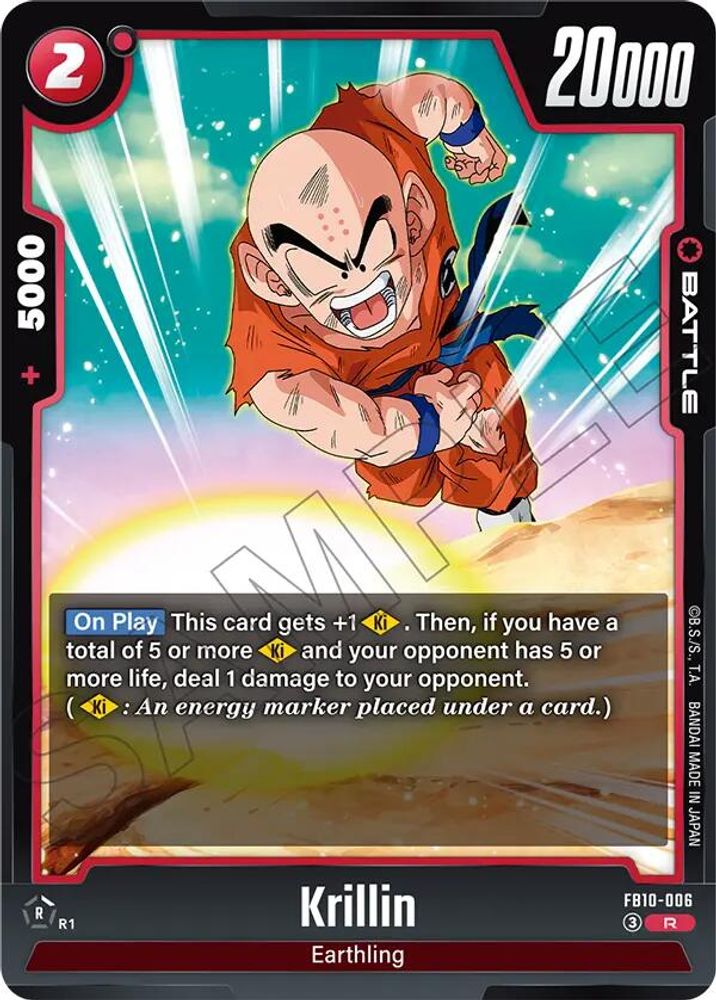 Krillin - FB10-006, Foil, front