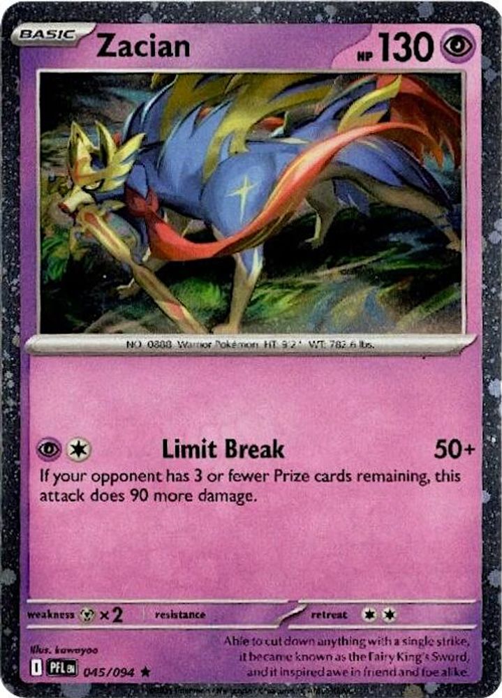 Zacian - 045/094 (Cosmos Holo)