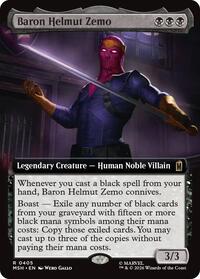 Baron Helmut Zemo (Extended Art), Marvel Super Heroes