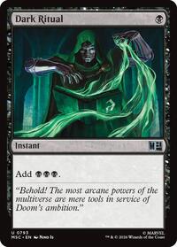 Dark Ritual, Commander: Marvel Super Heroes