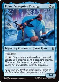 Echo, Perceptive Prodigy, Marvel Super Heroes
