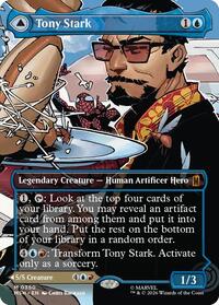 Tony Stark (Borderless) (0350), Marvel Super Heroes
