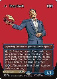 Tony Stark (Borderless) (0363), Marvel Super Heroes