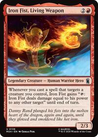 Iron Fist, Living Weapon, Marvel Super Heroes