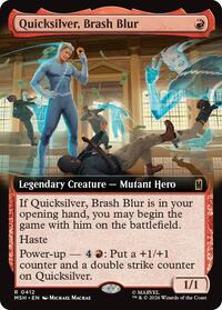 Quicksilver, Brash Blur (Extended Art), Marvel Super Heroes