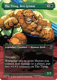 The Thing, Ben Grimm (Borderless), Marvel Super Heroes