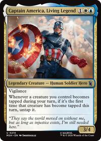 Captain America, Living Legend, Marvel Super Heroes
