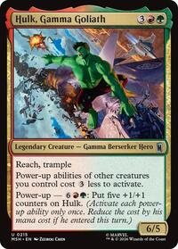 Hulk, Gamma Goliath, Marvel Super Heroes