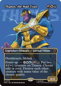 Thanos, the Mad Titan (Borderless) (0367), Marvel Super Heroes