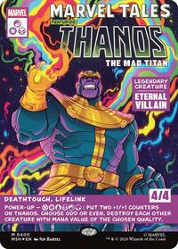 Thanos, The Mad Titan (Borderless) (0400), Marvel Super Heroes