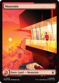 Mountain (0440) (Surge Foil), Marvel Super Heroes